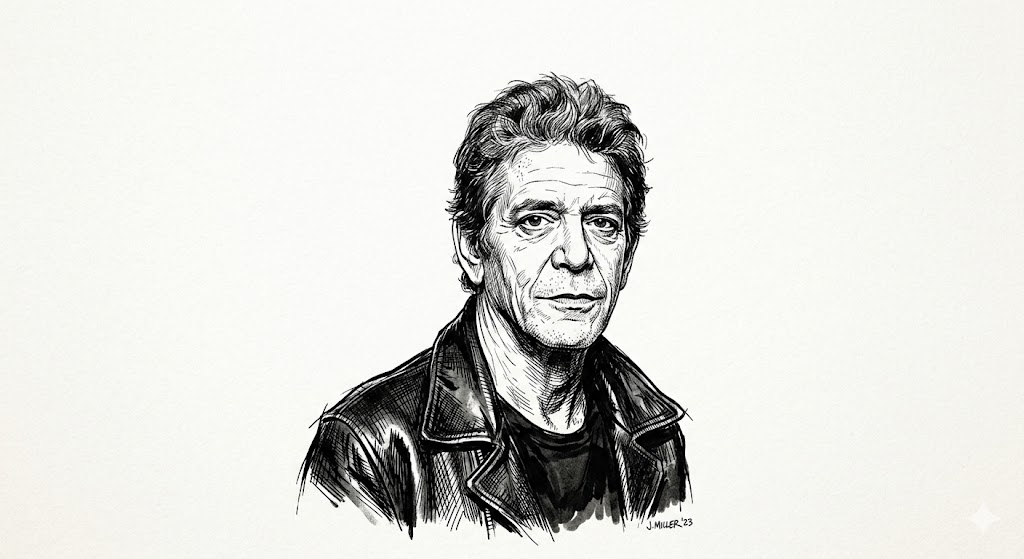 Portrait of Lou Reed