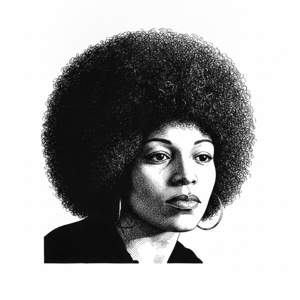 Portrait of Angela Davis