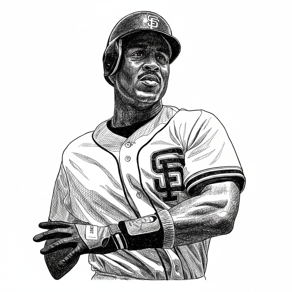 Portrait of Barry Bonds