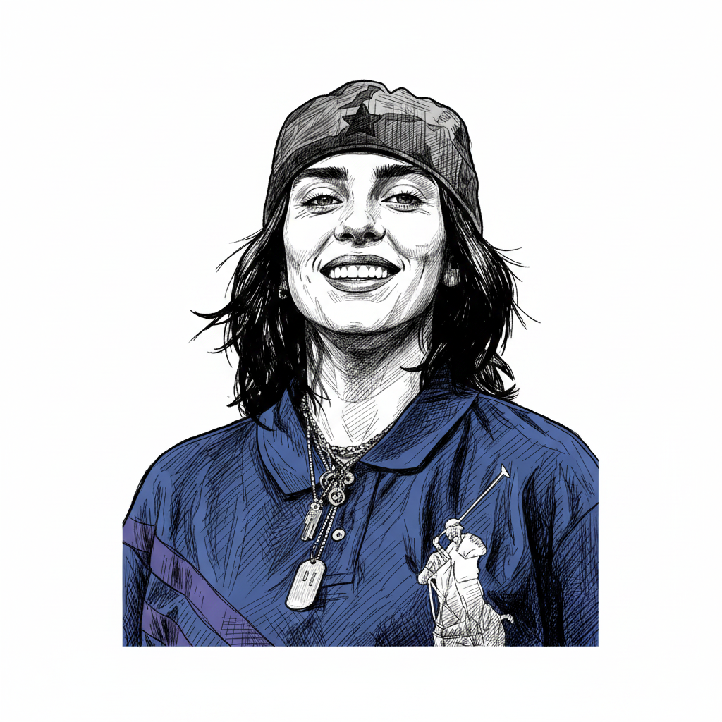 Portrait of Billie Eilish