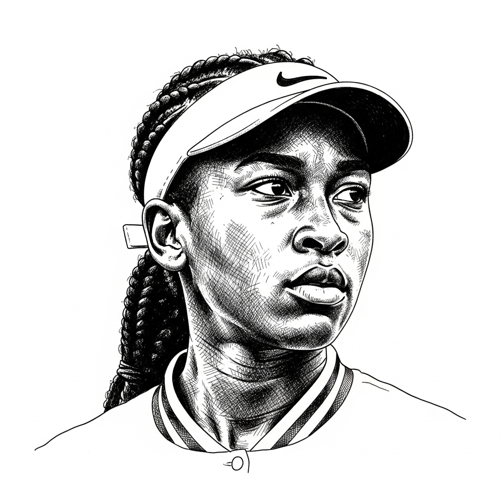 Portrait of Coco Gauff