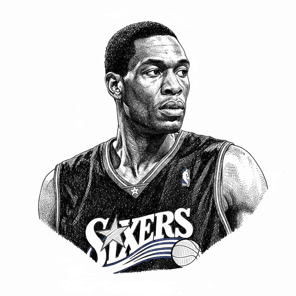Portrait of Dikembe Mutombo