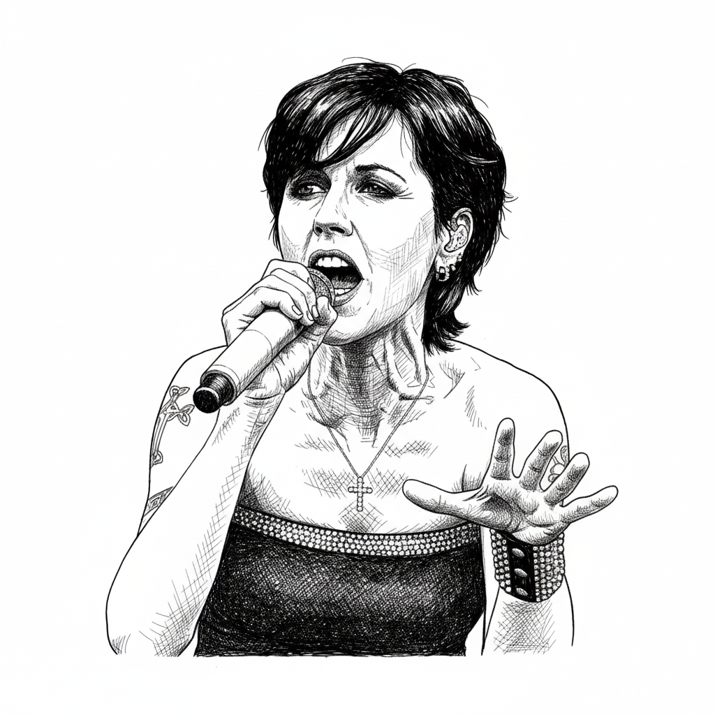 Portrait of Dolores O'Riordan