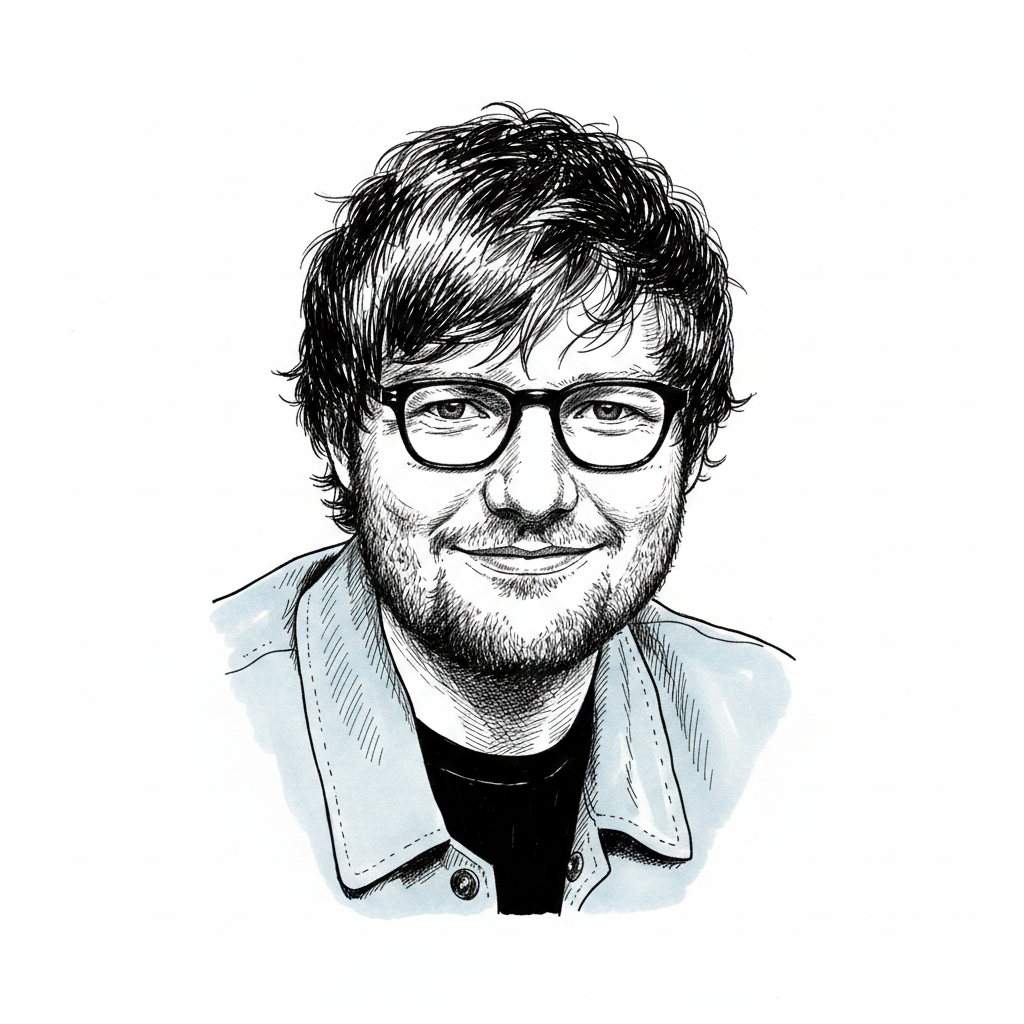 Portrait of Ed Sheeran