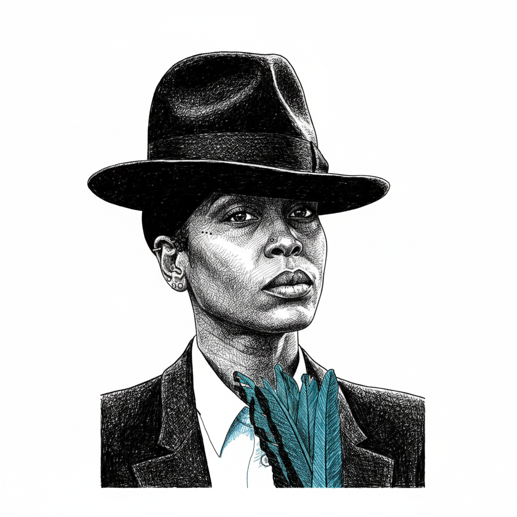Portrait of Erykah Badu