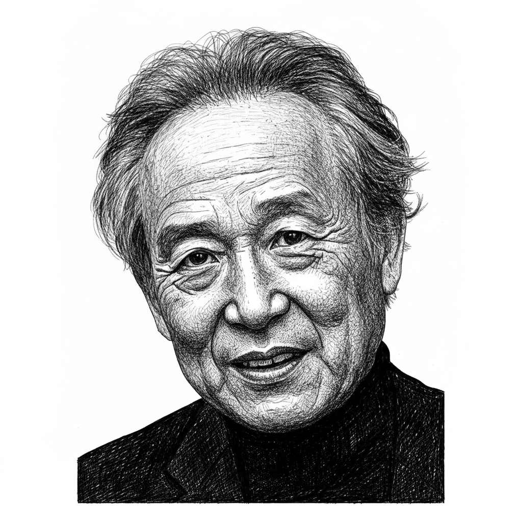 Portrait of Gao Xingjian