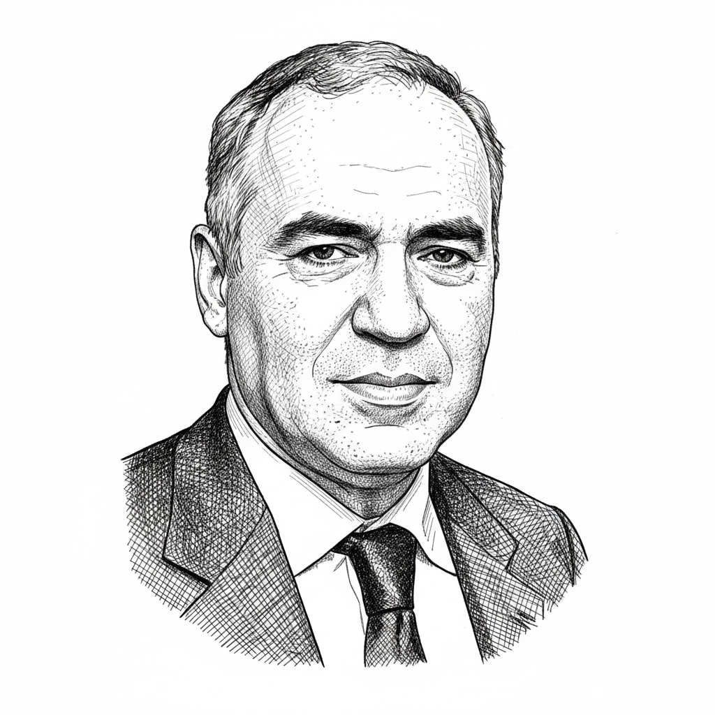 Portrait of Garry Kasparov