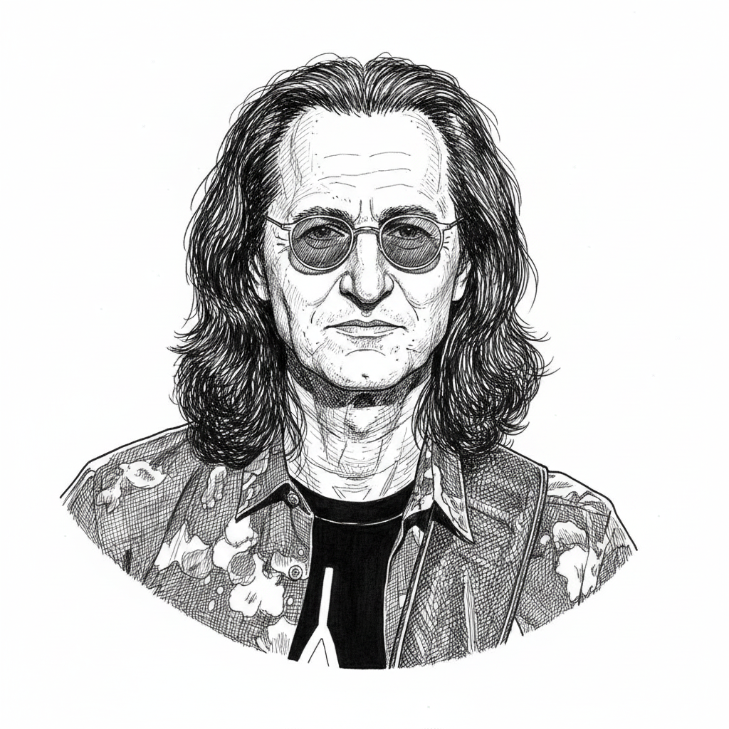 Portrait of Geddy Lee