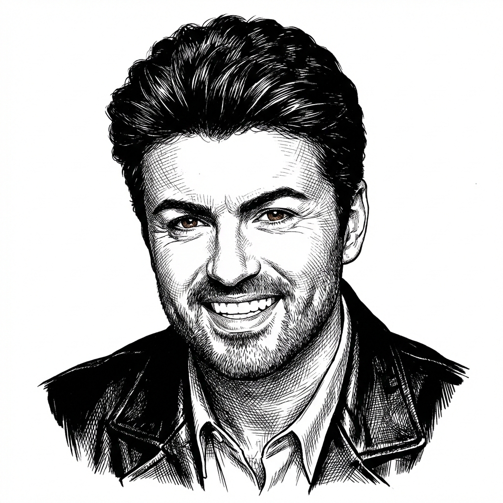 Portrait of George Michael