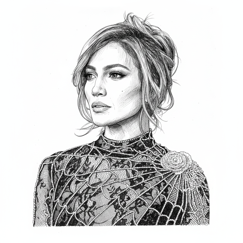 Portrait of Jennifer Lopez