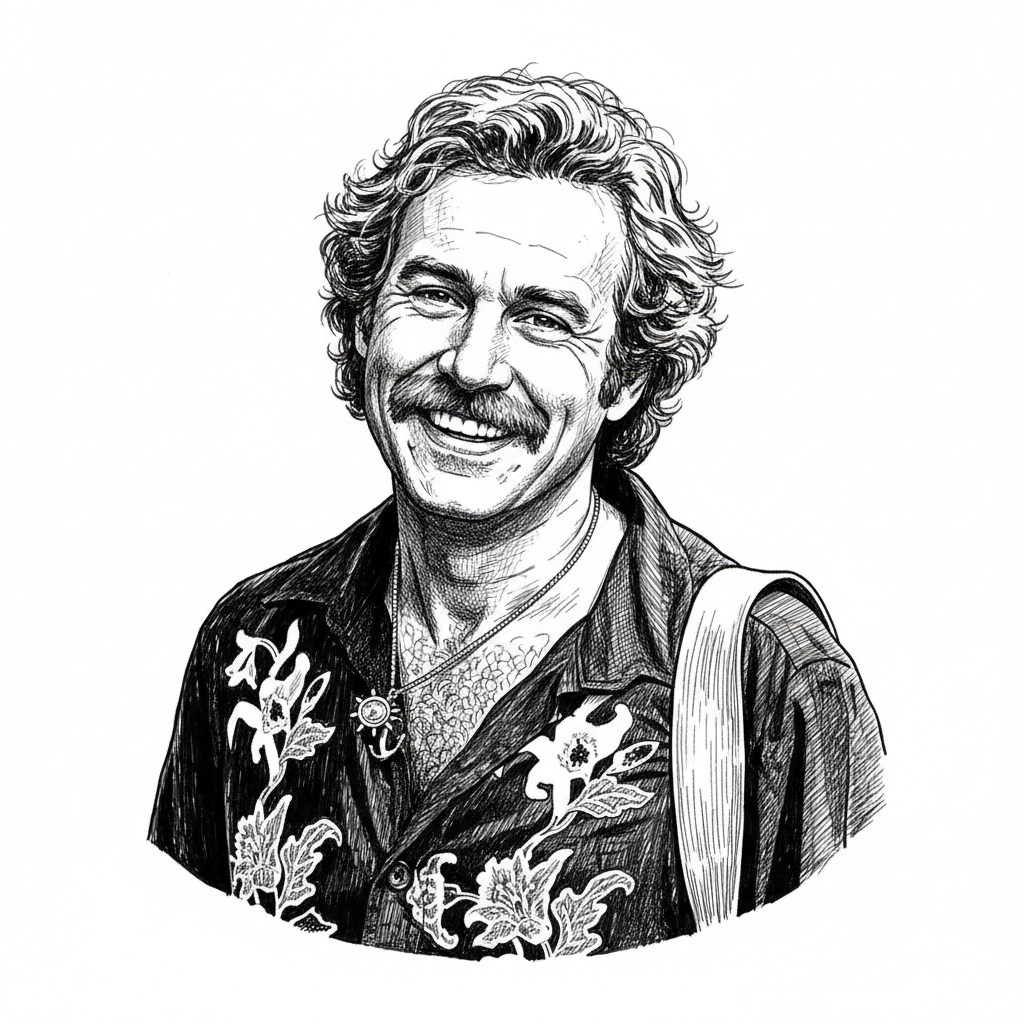 Portrait of Jimmy Buffett