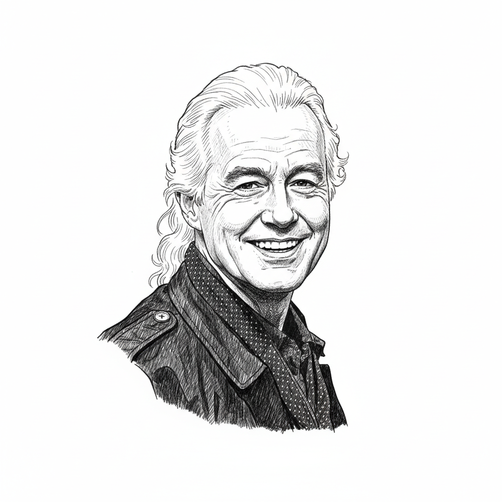 Portrait of Jimmy Page