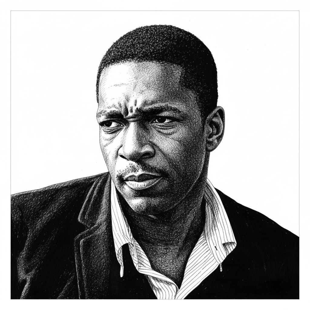 Portrait of John Coltrane