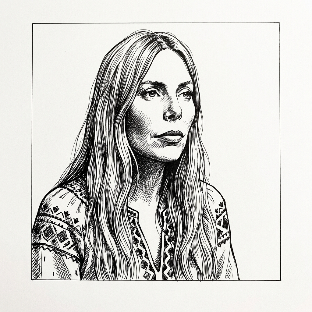 Portrait of Joni Mitchell