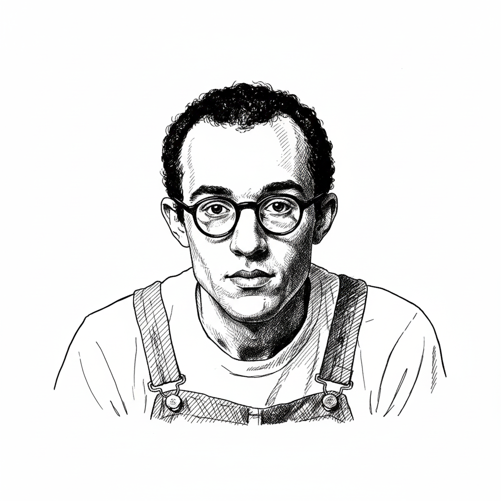 Portrait of Keith Haring