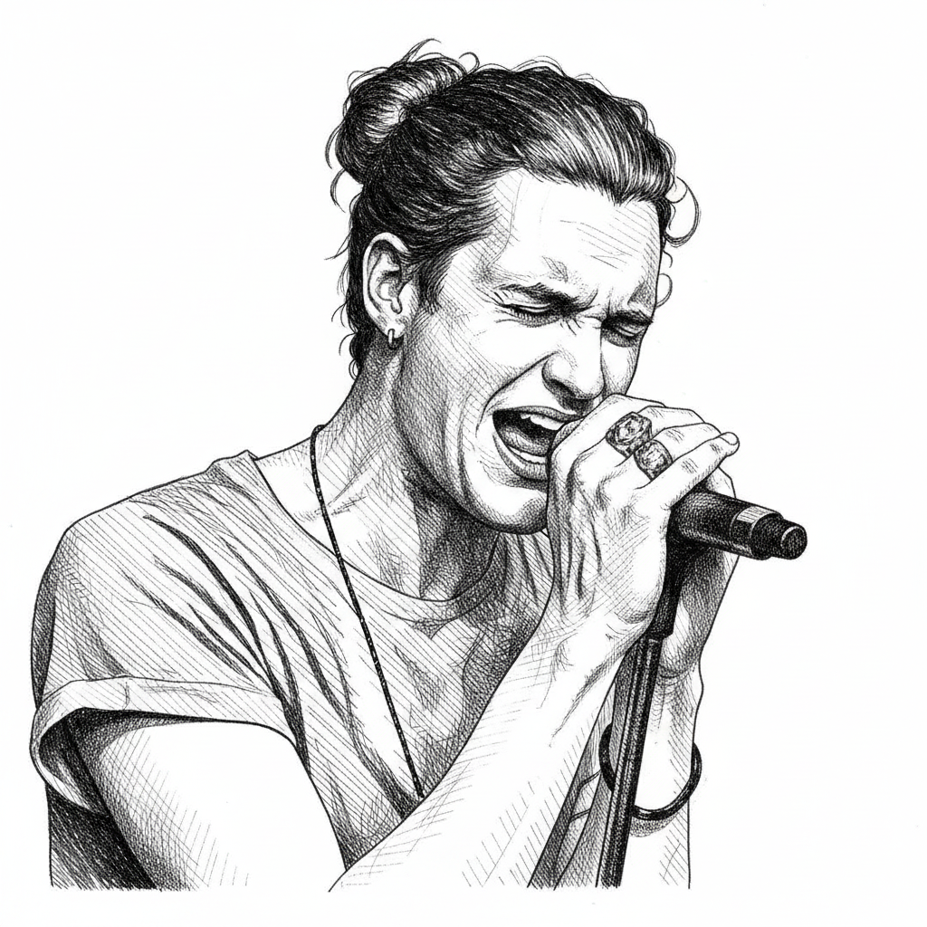 Portrait of Layne Staley