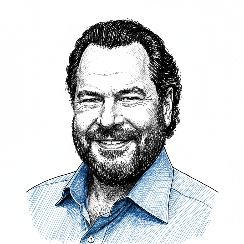 Portrait of Marc Benioff