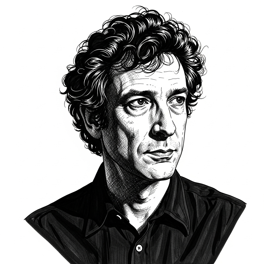 Portrait of Neil Gaiman