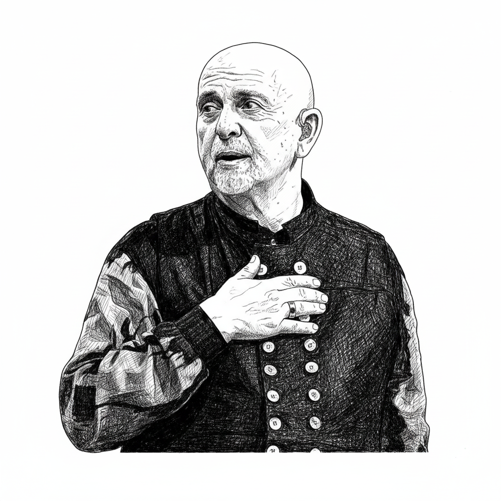 Portrait of Peter Gabriel