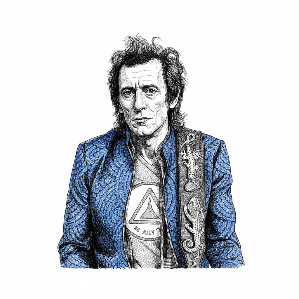 Portrait of Ronnie Wood