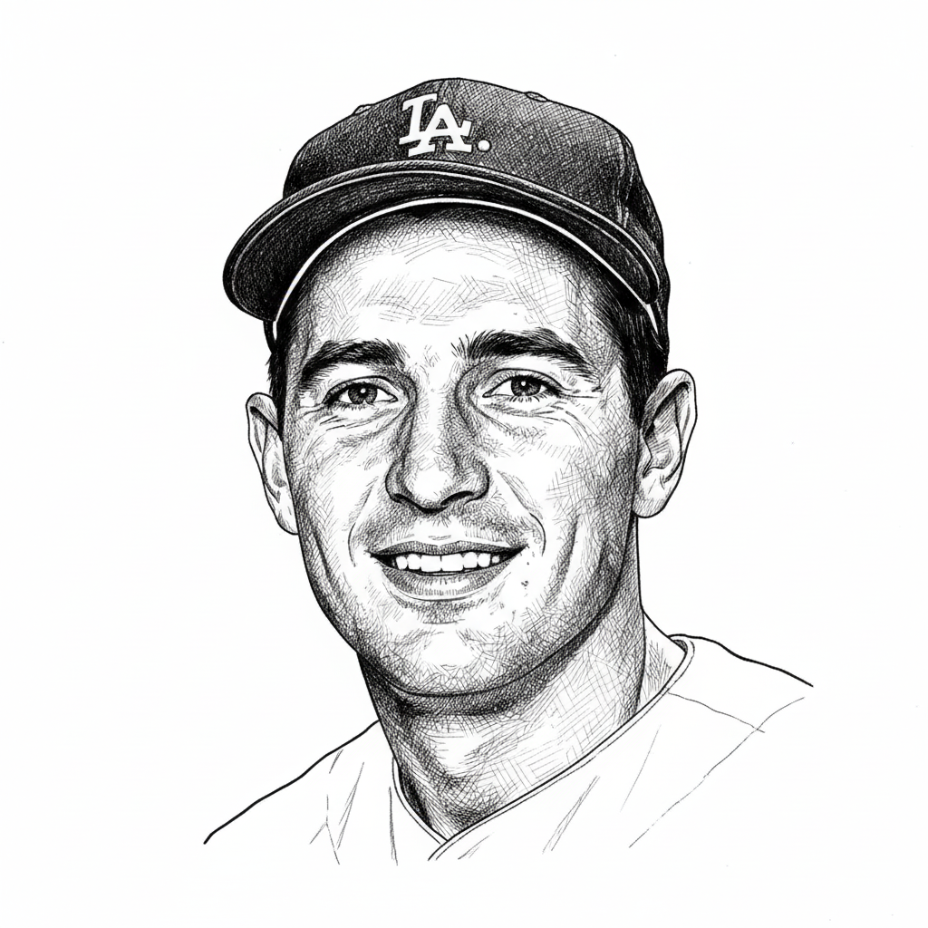 Portrait of Sandy Koufax