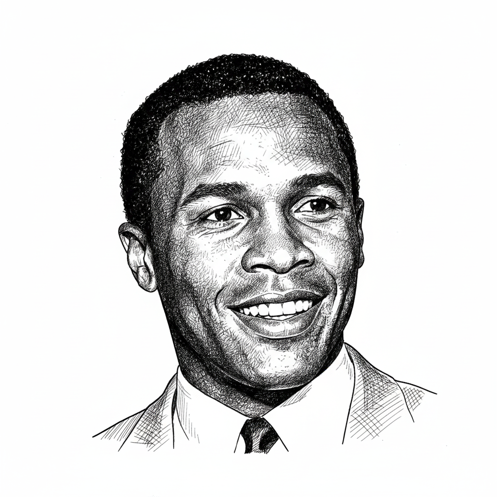 Portrait of Sugar Ray Leonard